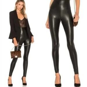 Commando Leggings Large Black Perfect Control Faux Leather